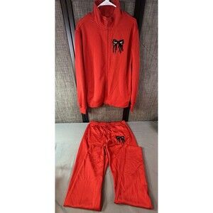 Roku Mini Tear Drip Graphic Print Men's Full Zip Up Jacket And Sweat Pants 2XL